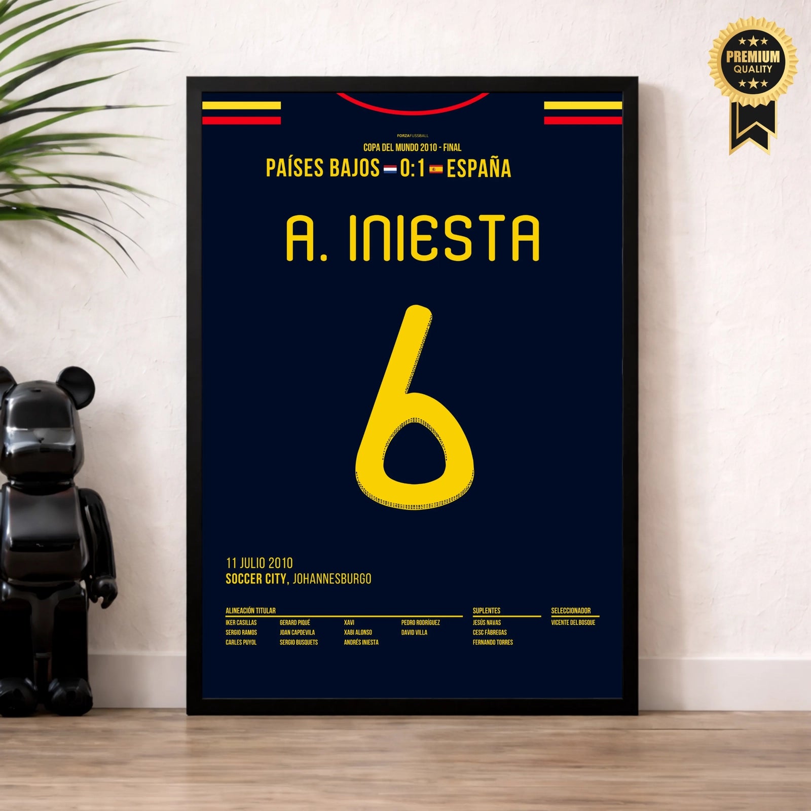 Don Andres Iniesta schießt Spanien zum WM Titel 2010