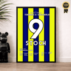 Miroslav Stoch mit dem Puskas Award Tor 2012 Fußball Poster mit Rahmen