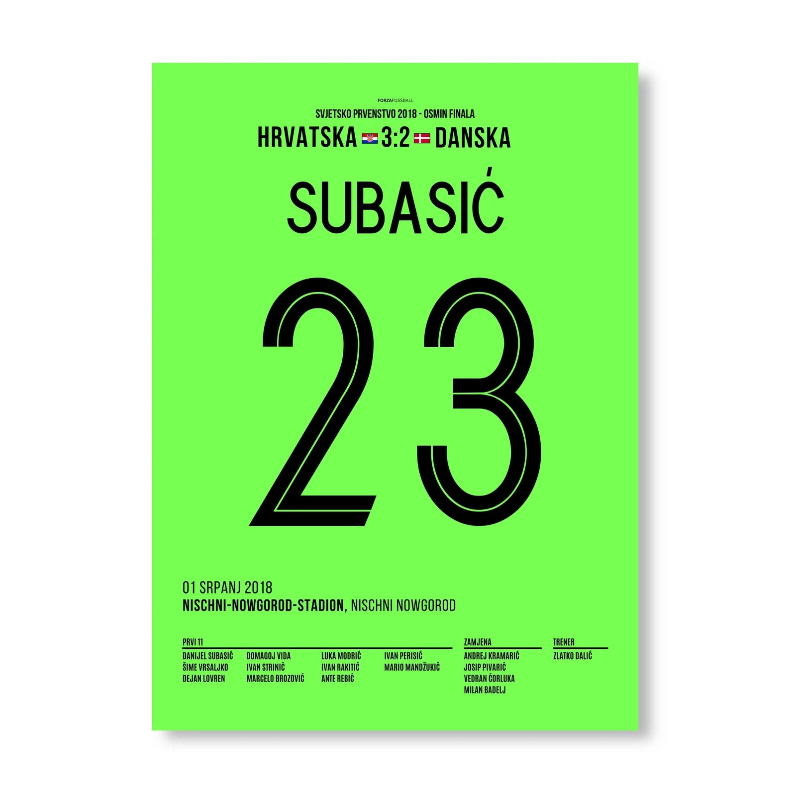Subasic saves 3 penalties vs Denmark and takes Croatia to the World Cup semifinals