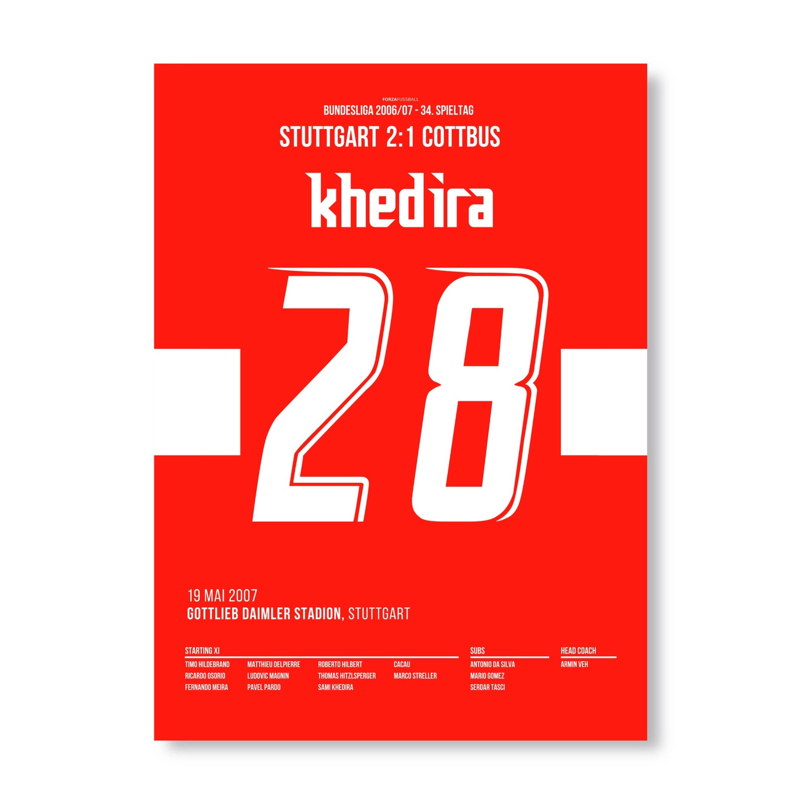 Khedira köpft Stuttgart zur Deutschen Meisterschaft 2007