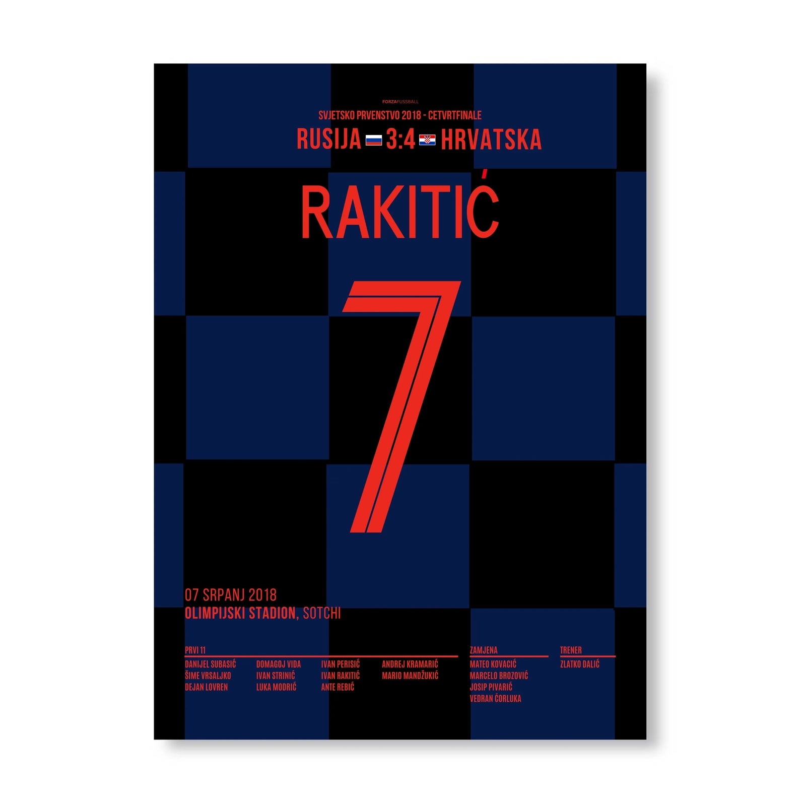 Rakitic converts the decisive penalty against Russia in 2018