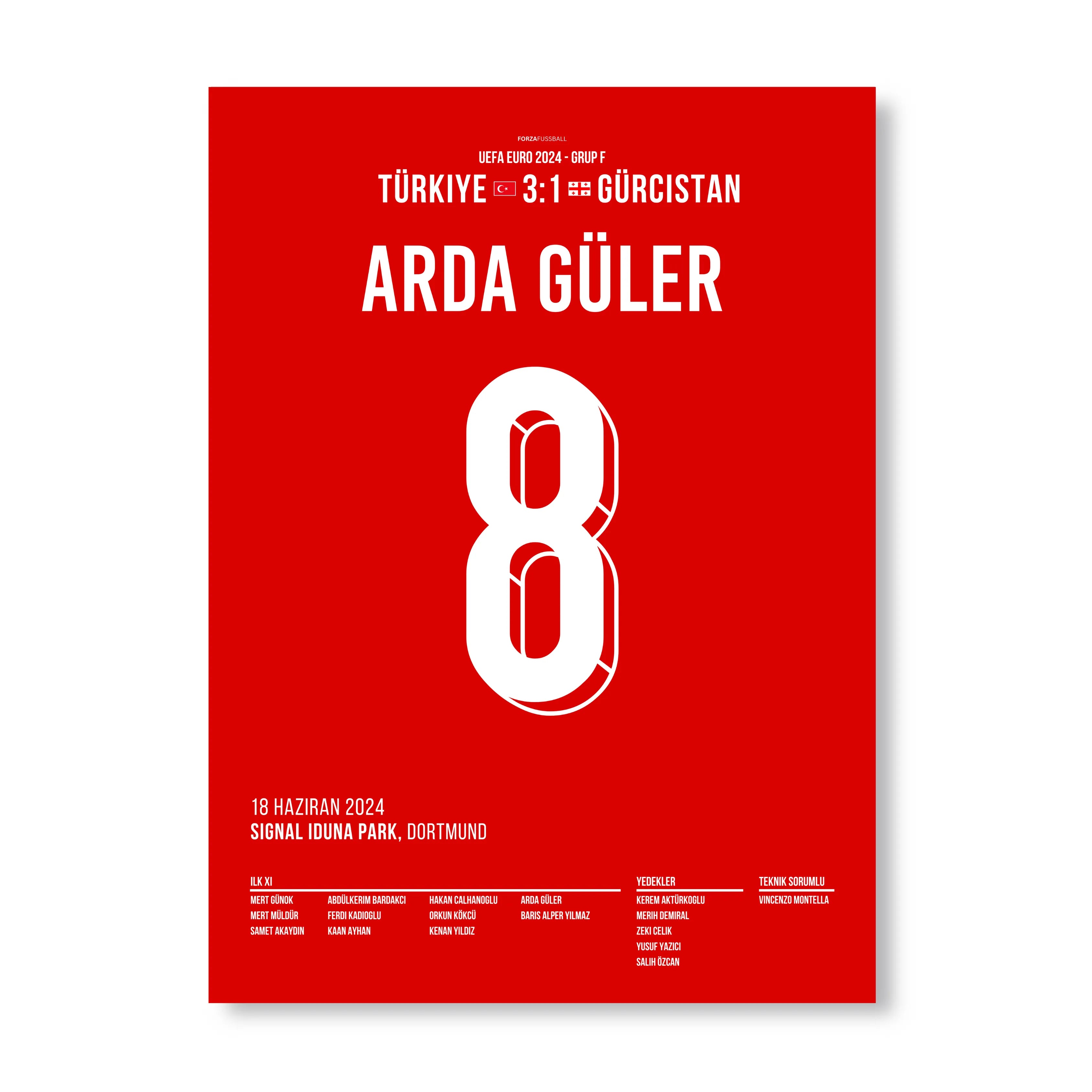 Arda Güler mit Traumtor gegen Georgien bei der EM 24