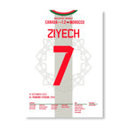 Ziyech führt Marokko gegen Kanada ins WM Achtelfinale Fußball Poster mit Rahmen