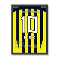 Alex dreht das Derby gegen Besiktas mit einem Hattrick in Fener´s Meistersaison Fußball Poster mit Rahmen
