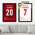 Ferdi X Kerem WM 2026 Quali - 1+1 Set Fußball Poster mit Rahmen
