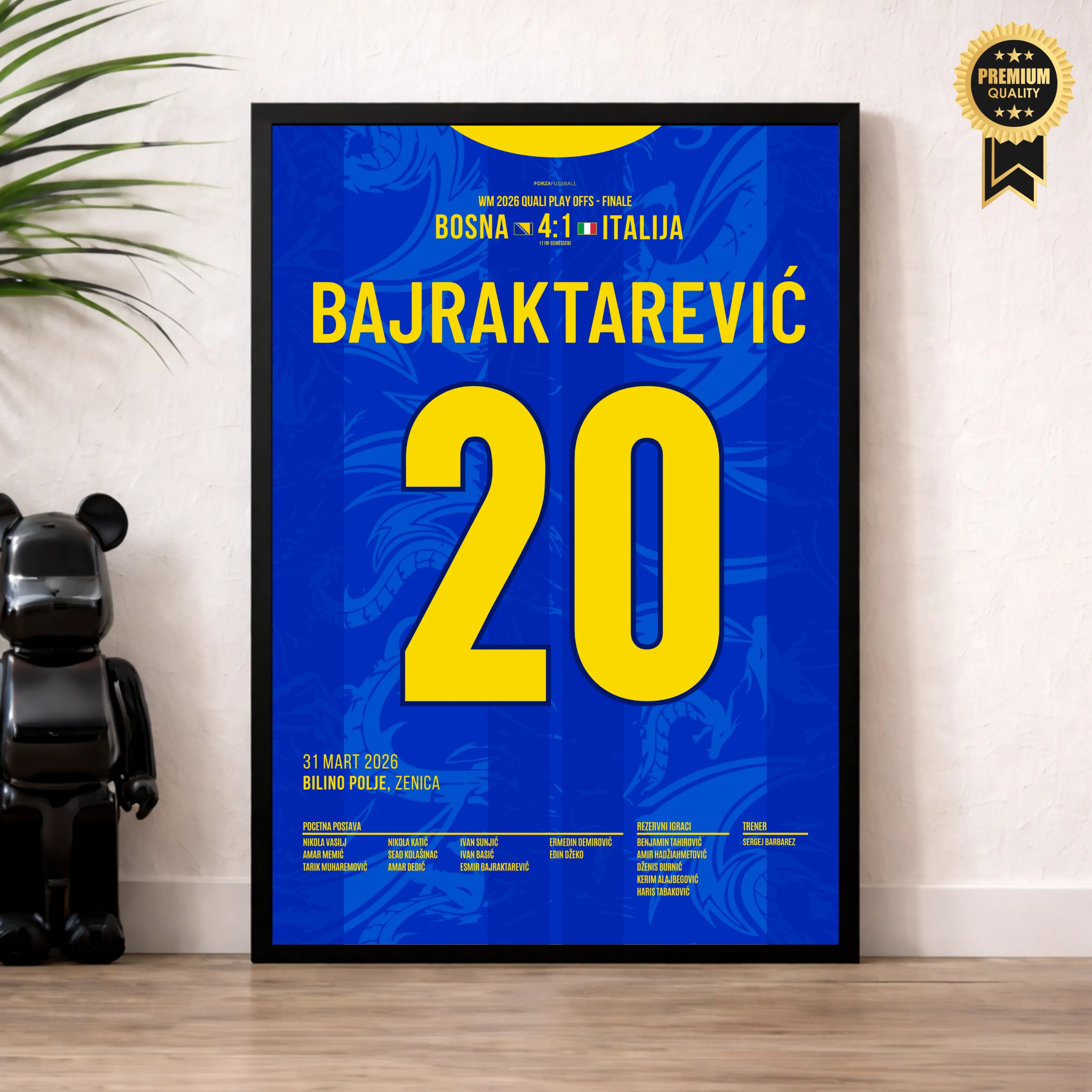 Bajraktarevic verwandelt den letzten 11m zur WM Teilnahme vs Italien