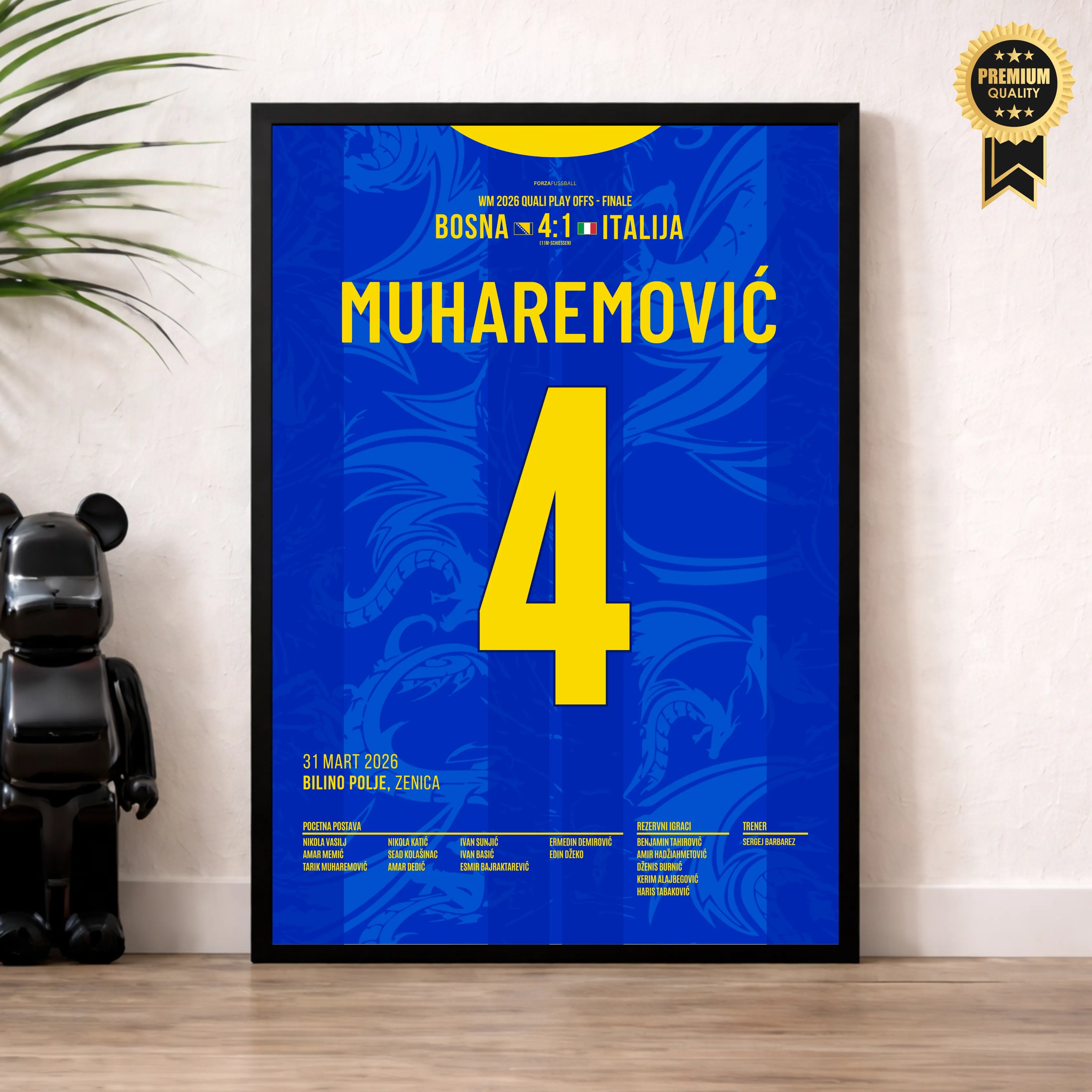 Muharemovic mit einer Monster Performance vs Italien