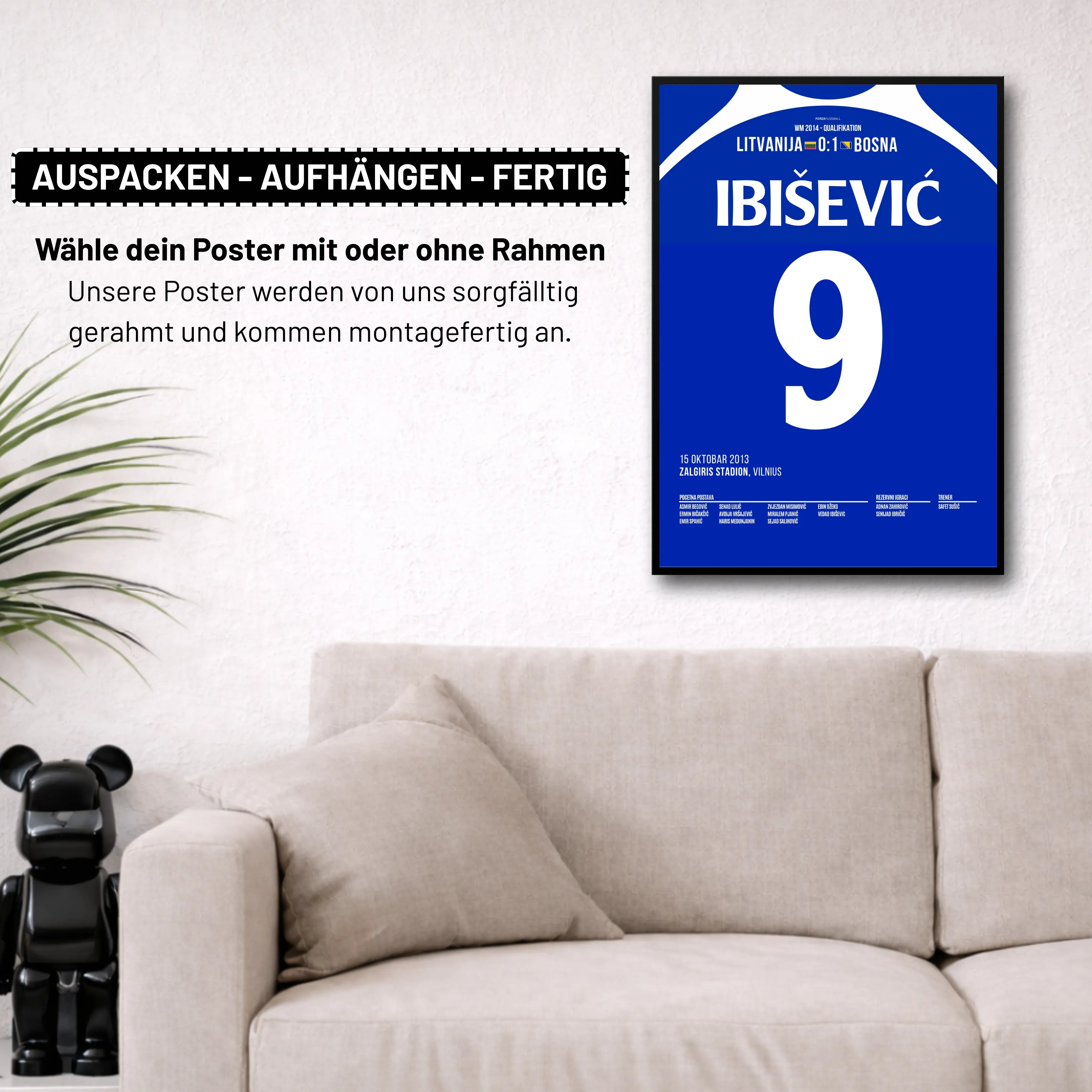 Ibiševic schießt Bosnien zur 1.WM Teilnahme der Geschichte