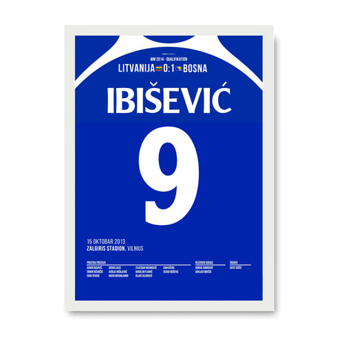 Ibiševic schießt Bosnien zur 1.WM Teilnahme der Geschichte