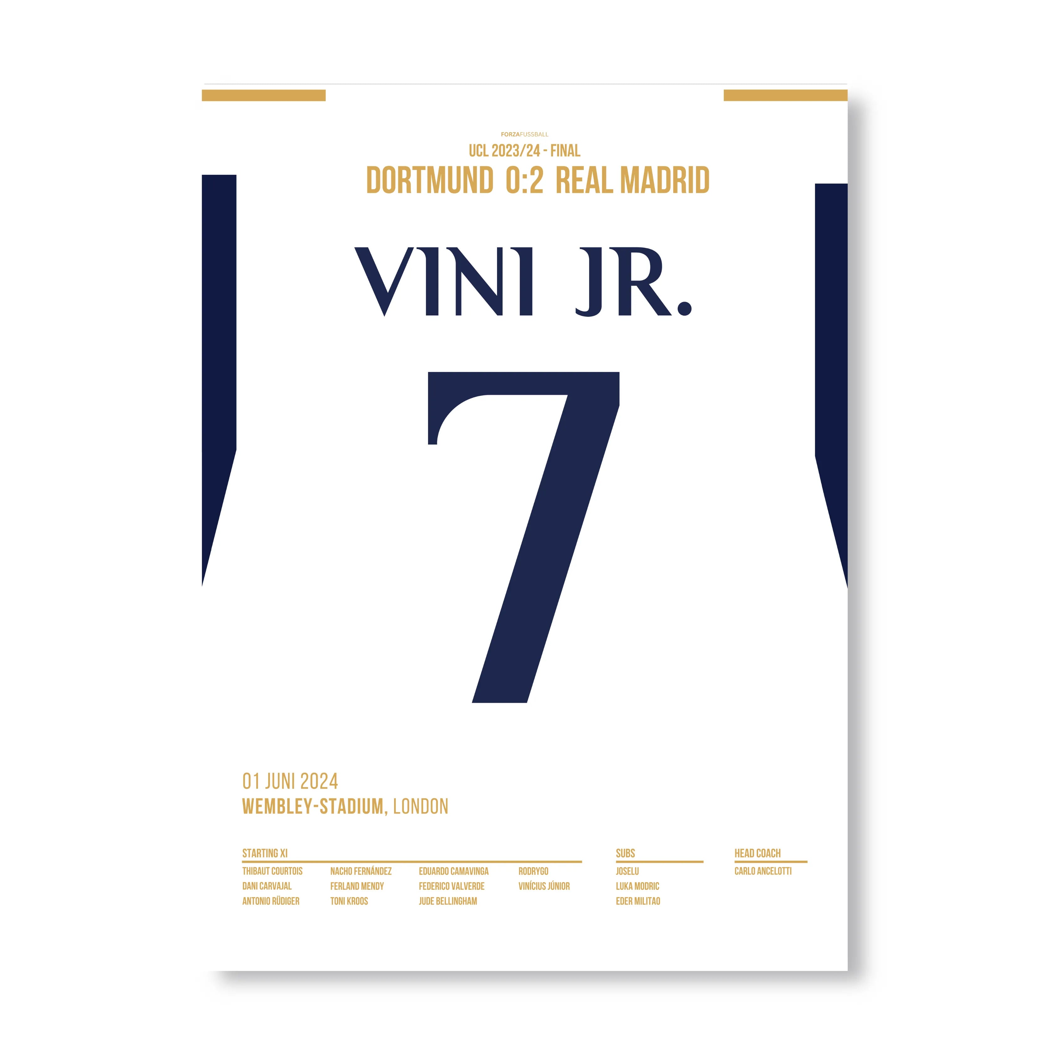 Vini Jr führt Real Madrid zum 15. Champions League Titel