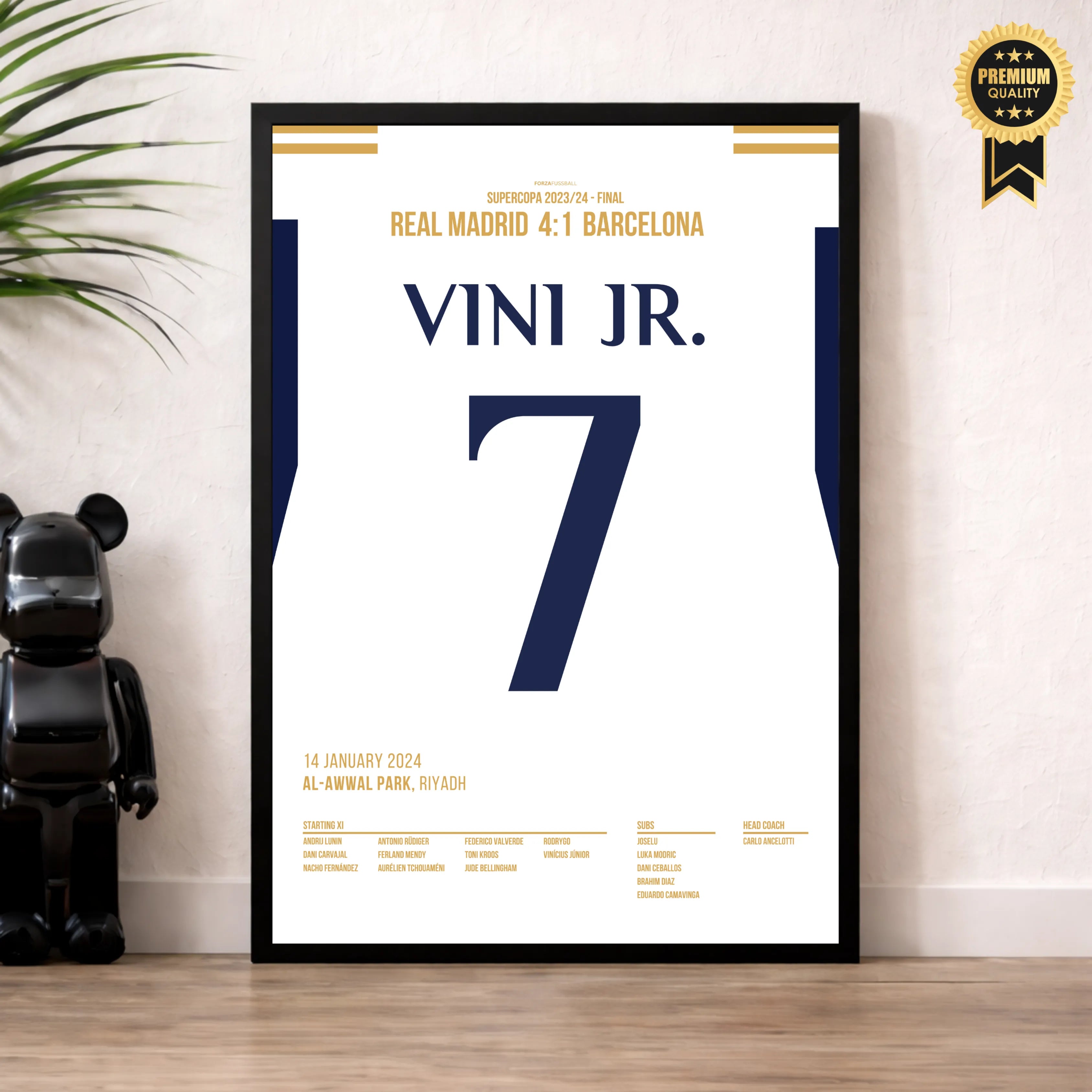Vini Jr entscheidet den Supercup El Clasico per Hattrick