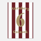 Tomáš Galásek - 125 Jahre FCN Fußball Poster mit Rahmen