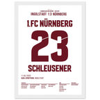 Schleusner 90+6 - rettet den Club in der Relegation