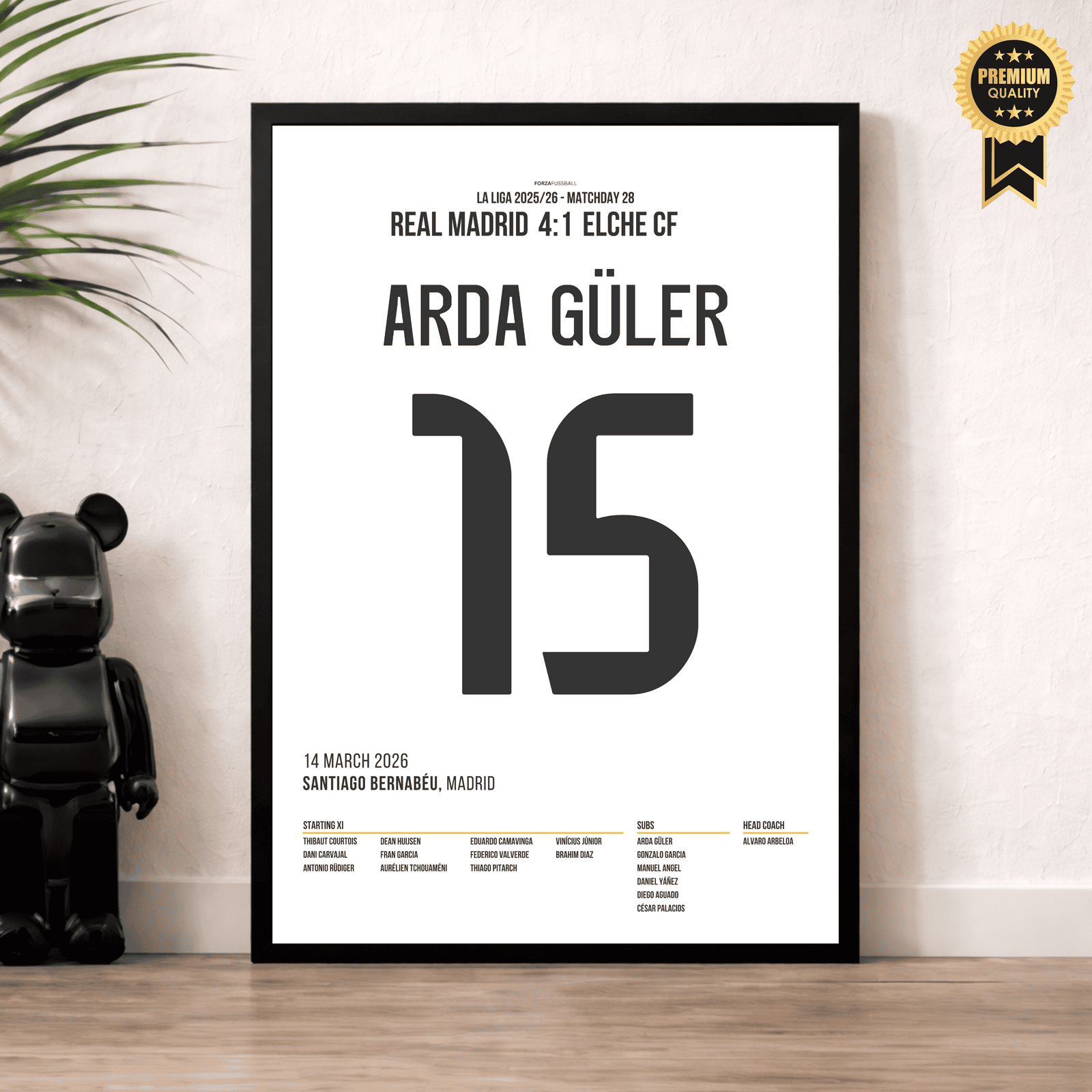 Arda Güler mit dem Tor des Jahres aus fast 70 Metern