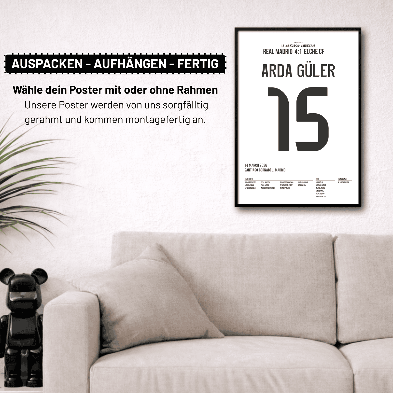 Arda Güler mit dem Tor des Jahres aus fast 70 Metern