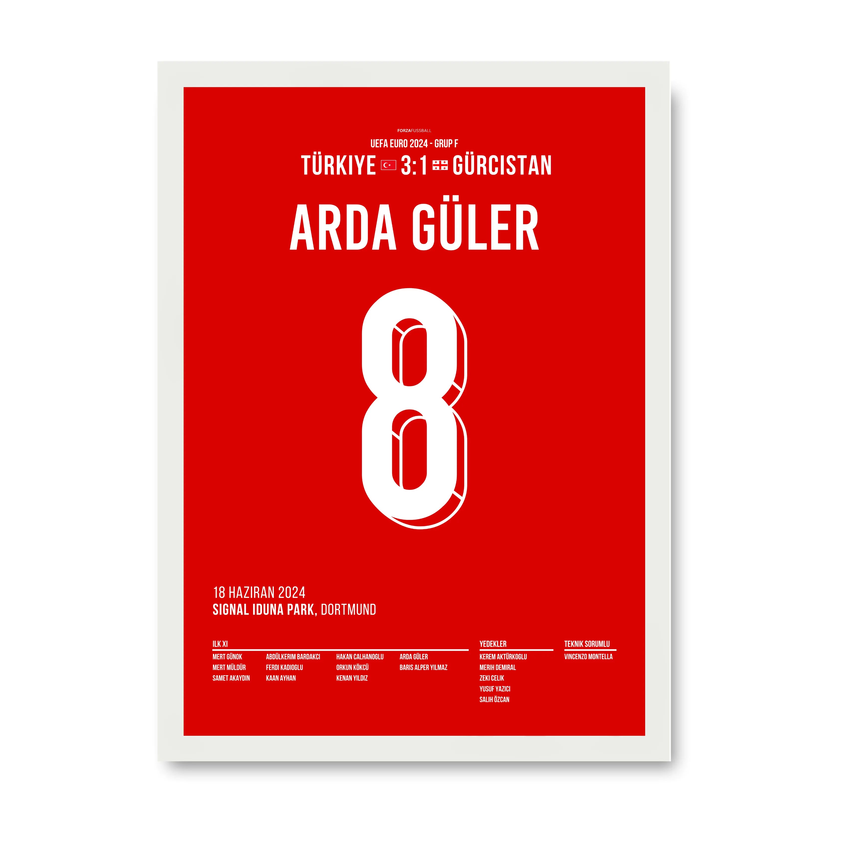 Arda Güler mit Traumtor gegen Georgien bei der EM 24