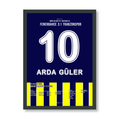 Arda Güler mit Vorlage zum Sieg gegen Trabzonspor Fußball Poster mit Rahmen