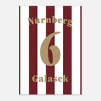 Tomáš Galásek - 125 Jahre FCN Fußball Poster mit Rahmen