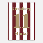 Marek Mintal - 125 Jahre FCN Fußball Poster mit Rahmen