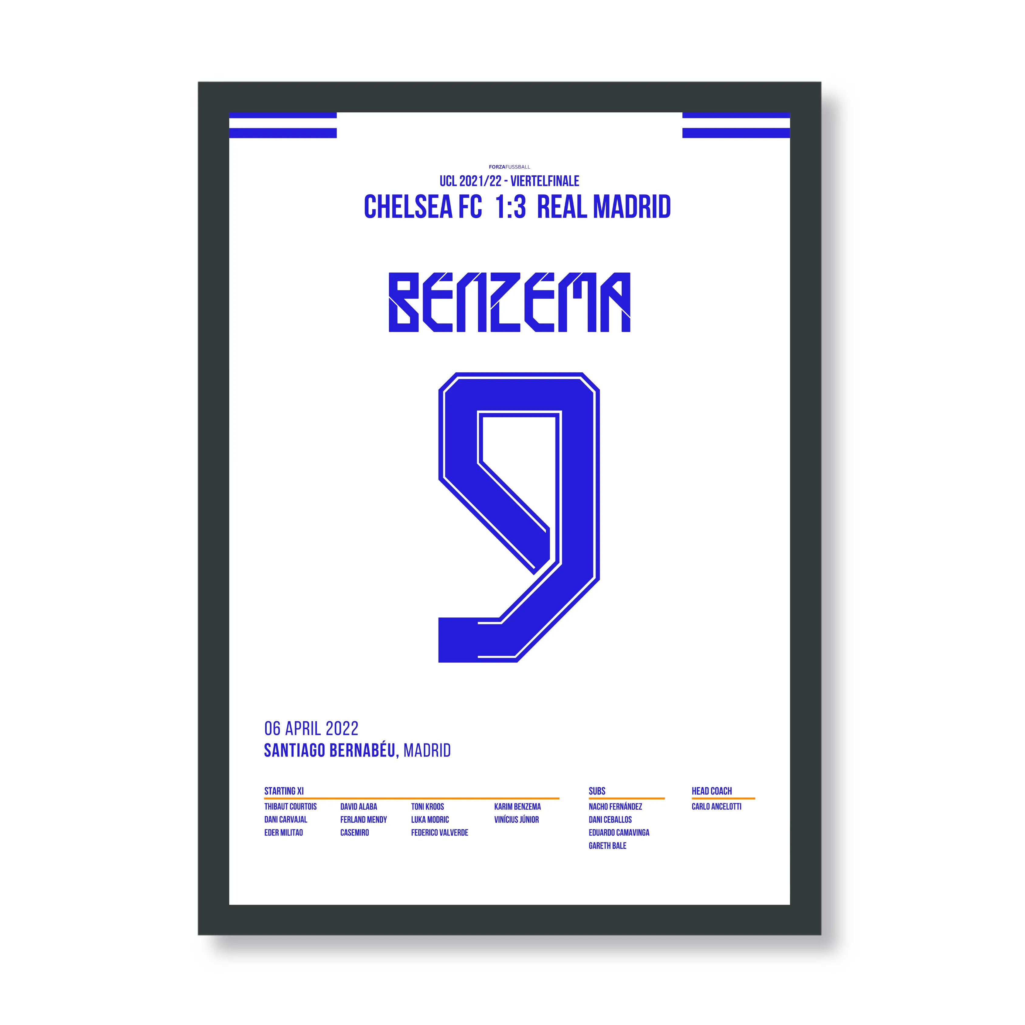 Benzema mit Hattrick an der Stamford Bridge