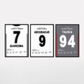 Besiktas Prime Bundle Fußball Poster mit Rahmen