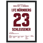 Schleusner 90+6 - rettet den Club in der Relegation
