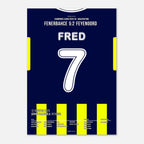 Fred´s Traumtor gegen Feyenoord bringt Fener in die nächste Runde Fußball Poster mit Rahmen