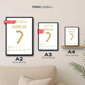 Real Bundle Konfigurator + free Poster Fußball Poster mit Rahmen