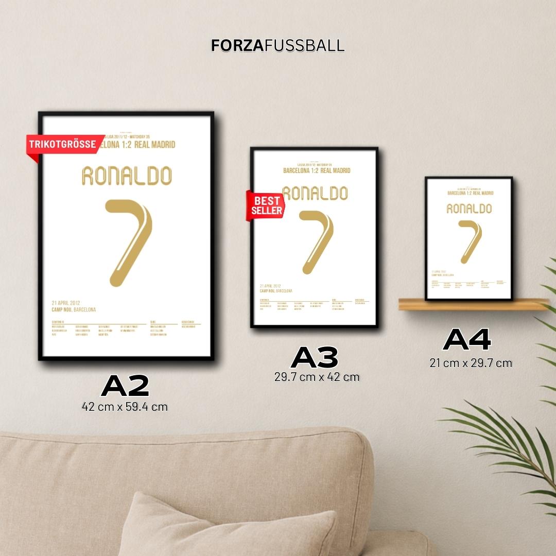 Real Bundle Konfigurator + free Poster Fußball Poster mit Rahmen