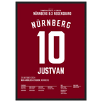 Justvan mit Hattrick beim 8:3 Sieg über Regensburg