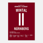 Marek Mintal dreht das UEFA Cup Spiel gegen Alkmaar 2007 Fußball Poster mit Rahmen