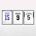 Real Madrid El Clasico Hero Bundle Fußball Poster mit Rahmen