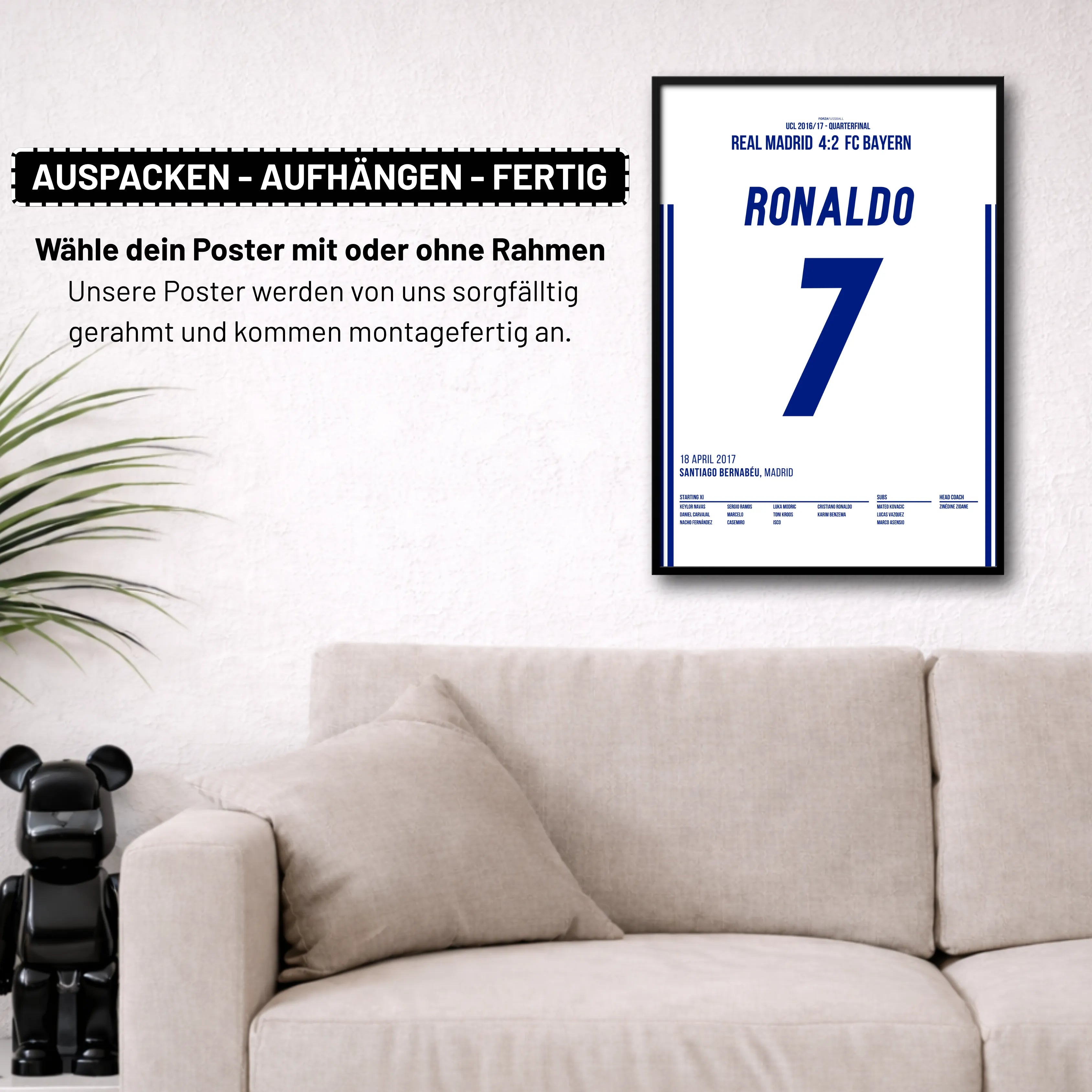 Ronaldo schnürt einen Hattrick gegen die Bayern
