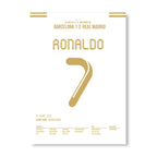 Calma, Calma.. Ronaldo entscheidet die Meisterschaft im Clasico 2012 Fußball Poster mit Rahmen