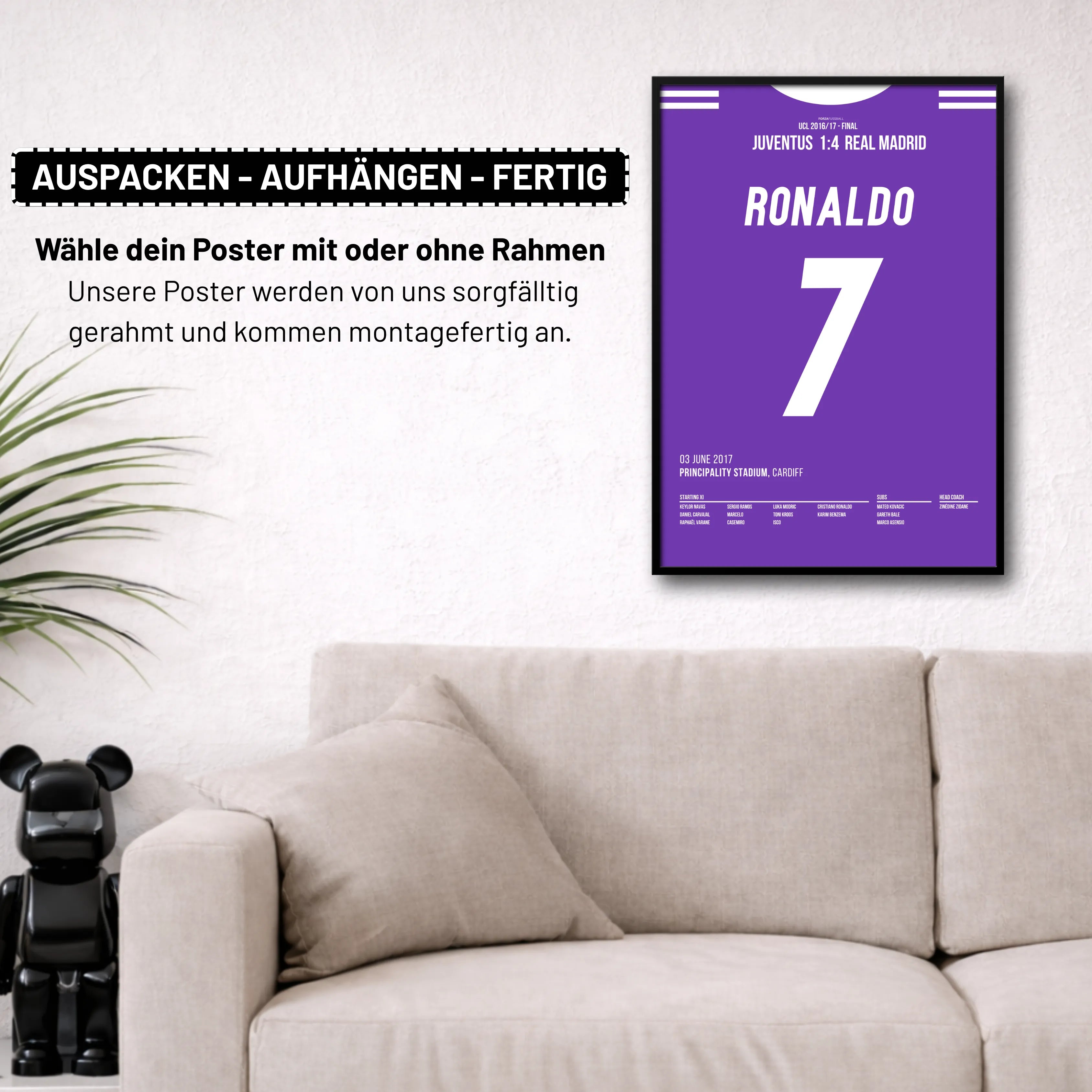 Ronaldo beschert Real Madrid gegen Juve den 12. CL Titel