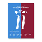 Yattara Show gegen Fenerbahce Fußball Poster mit Rahmen