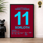 Der King of the North schmeißt Fener und Emre Belo aus dem Pokal Fußball Poster mit Rahmen
