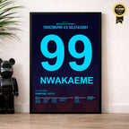 Nwakaeme und Trabzonspor schießen Gala mit 4:0 ab Fußball Poster mit Rahmen