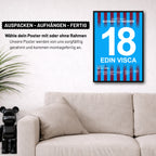 Visca und Trabzon siegen bei Gala auf dem Weg zur Meisterschaft Fußball Poster mit Rahmen