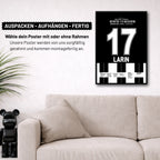 Cyle Larin trifft bei Besiktas legendären 7:0 Sieg gegen Hatayspor Fußball Poster mit Rahmen