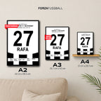 Rafa Silva lässt Davinson rutschen und führt BJK zum Derbysieg Fußball Poster mit Rahmen