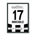 5:0! Immobile und Besiktas klatschen Gala im Super Cup Finale Fußball Poster mit Rahmen