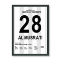 Al Musrati schießt Besiktas zum Pokalsieg gegen Trabzonspor Fußball Poster mit Rahmen