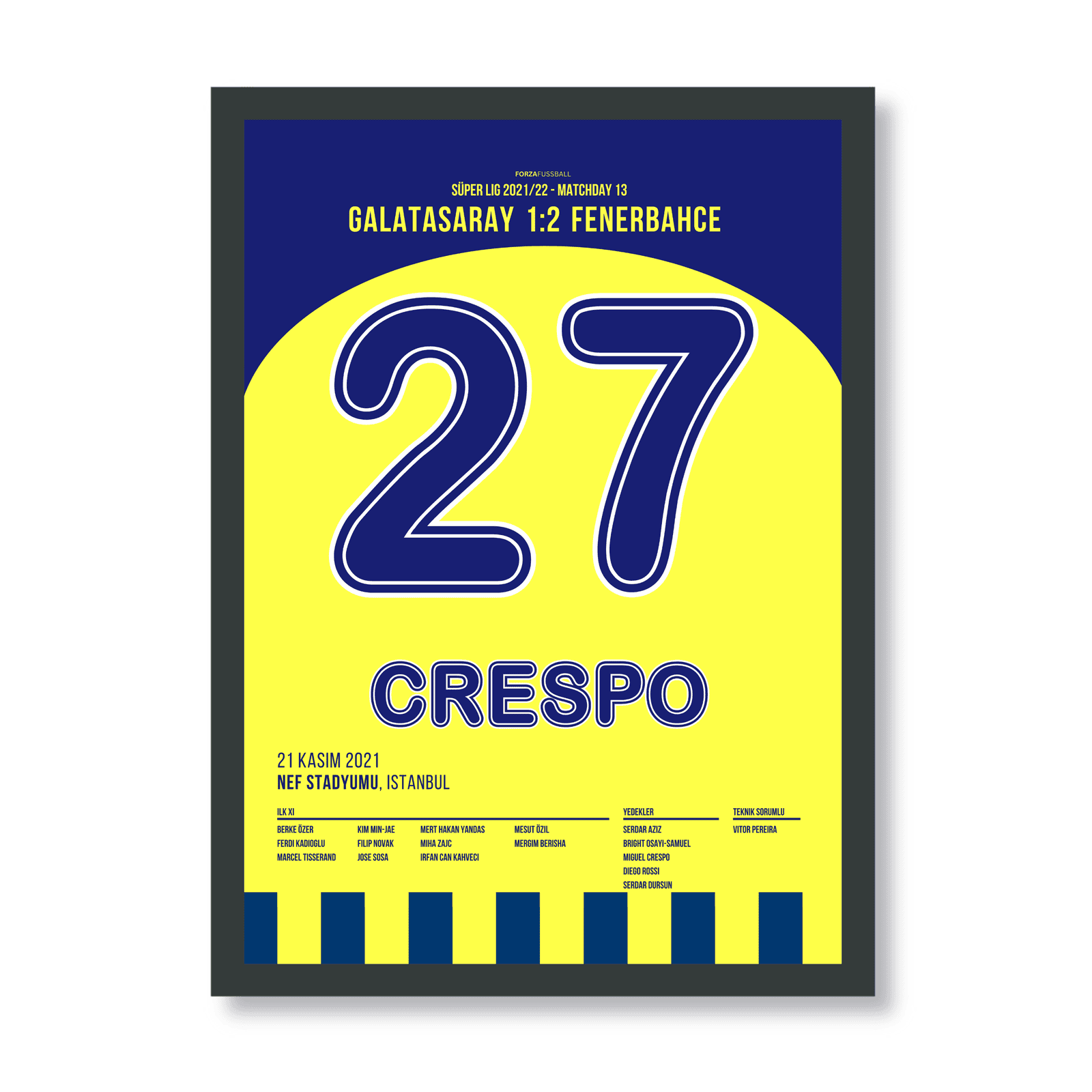 Miguel Crespo mit dem Siegtreffer gegen Gala in letzter Minute