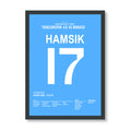 Marek Hamsik und Trabzonspor klatschen Monaco mit 4:0 Fußball Poster mit Rahmen