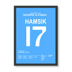Marek Hamsik und Trabzonspor klatschen Monaco mit 4:0 Fußball Poster mit Rahmen