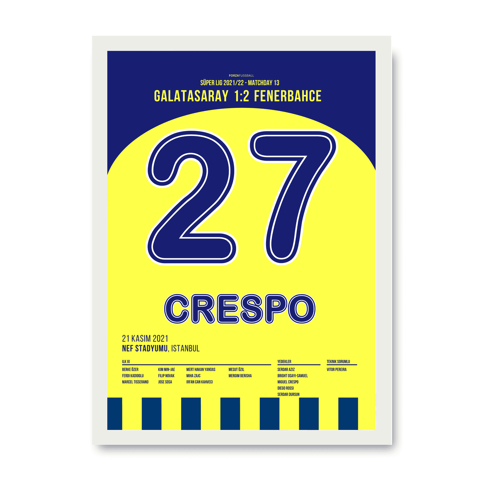 Miguel Crespo mit dem Siegtreffer gegen Gala in letzter Minute