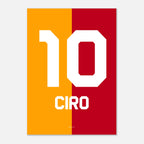 Ciro Mertens - Aslan'in Oglu Fußball Poster mit Rahmen