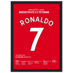 Ronaldo saves Man Utd with a hat-trick against Tottenham