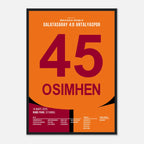 Osimhen's first hat-trick for Galatasaray